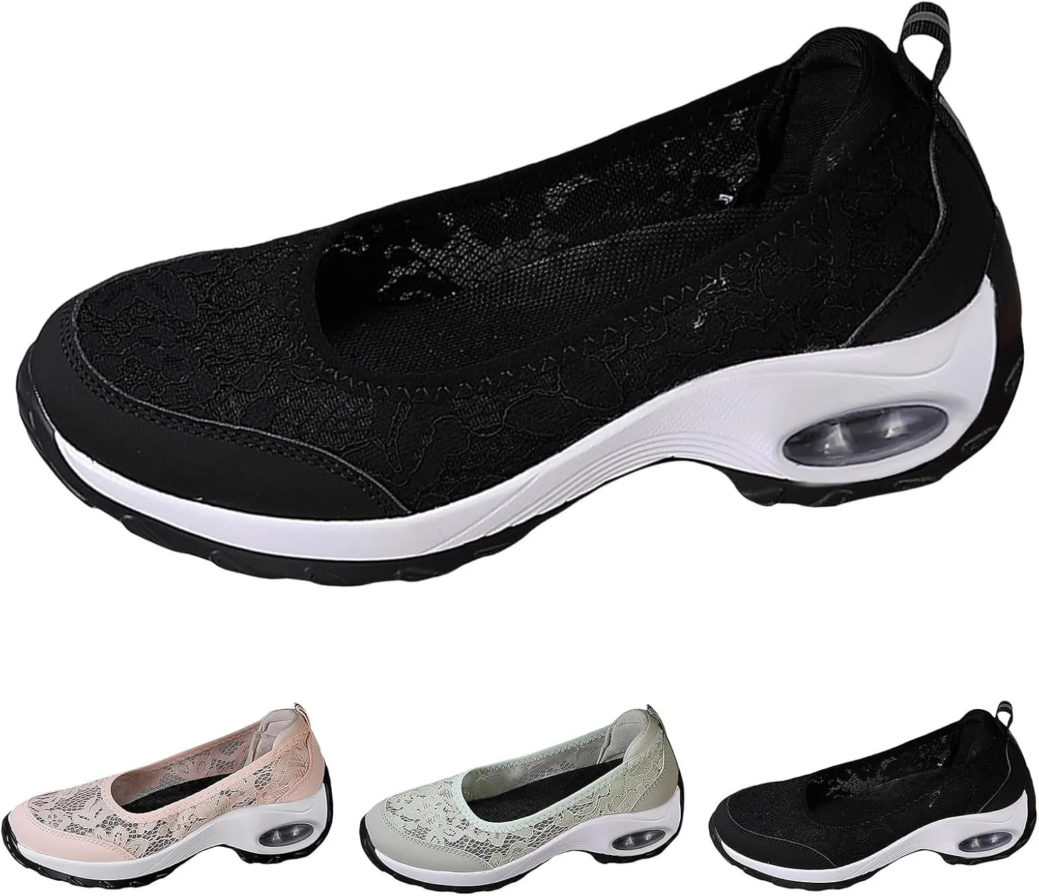 Women Sneakers Fashionable New Pattern Solid Color Lace Decoration Cute Thick Sole Flat Bottom Teal Shoes Women