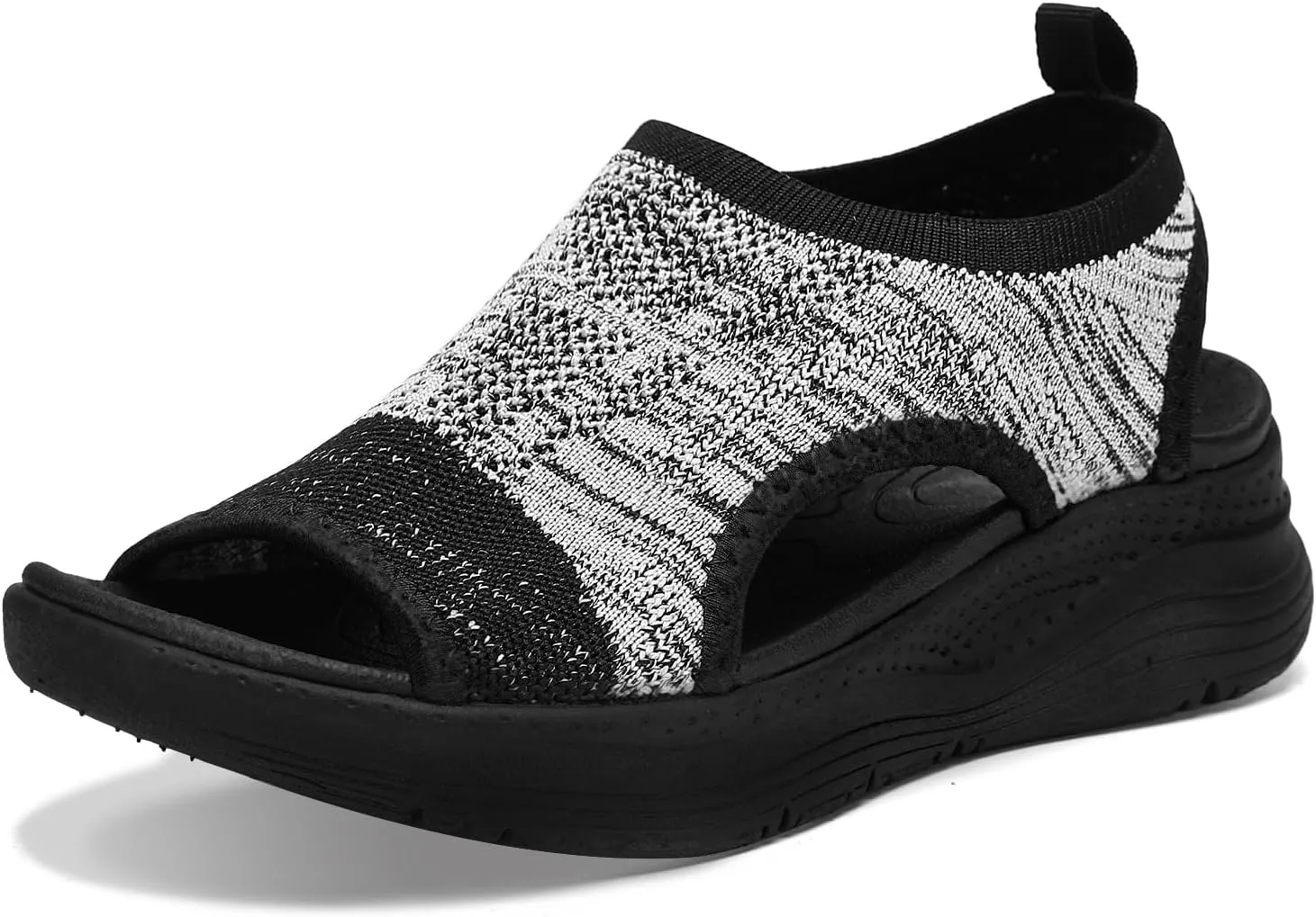 Women Walking Sandals Arch Support Orthotic Comfortable Plantar Fasciitis Non-slip Casual Open Toe Sport Sandals for Athletic Summer Beach