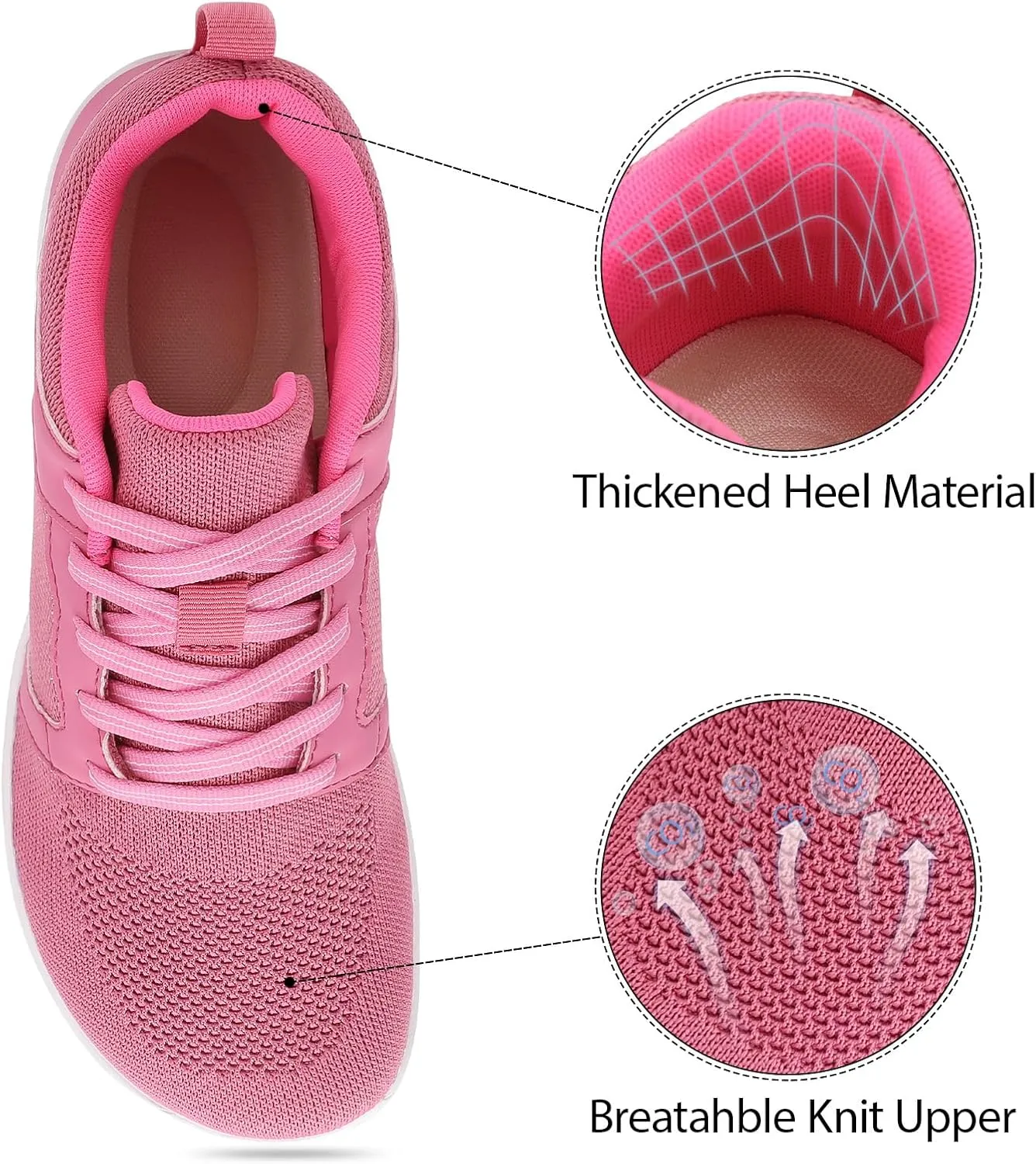 Womens Barefoot Shoes Wide Toe Walking Shoes Minimalist Zero Drop Shoes Breathable Trail Running Sneakers