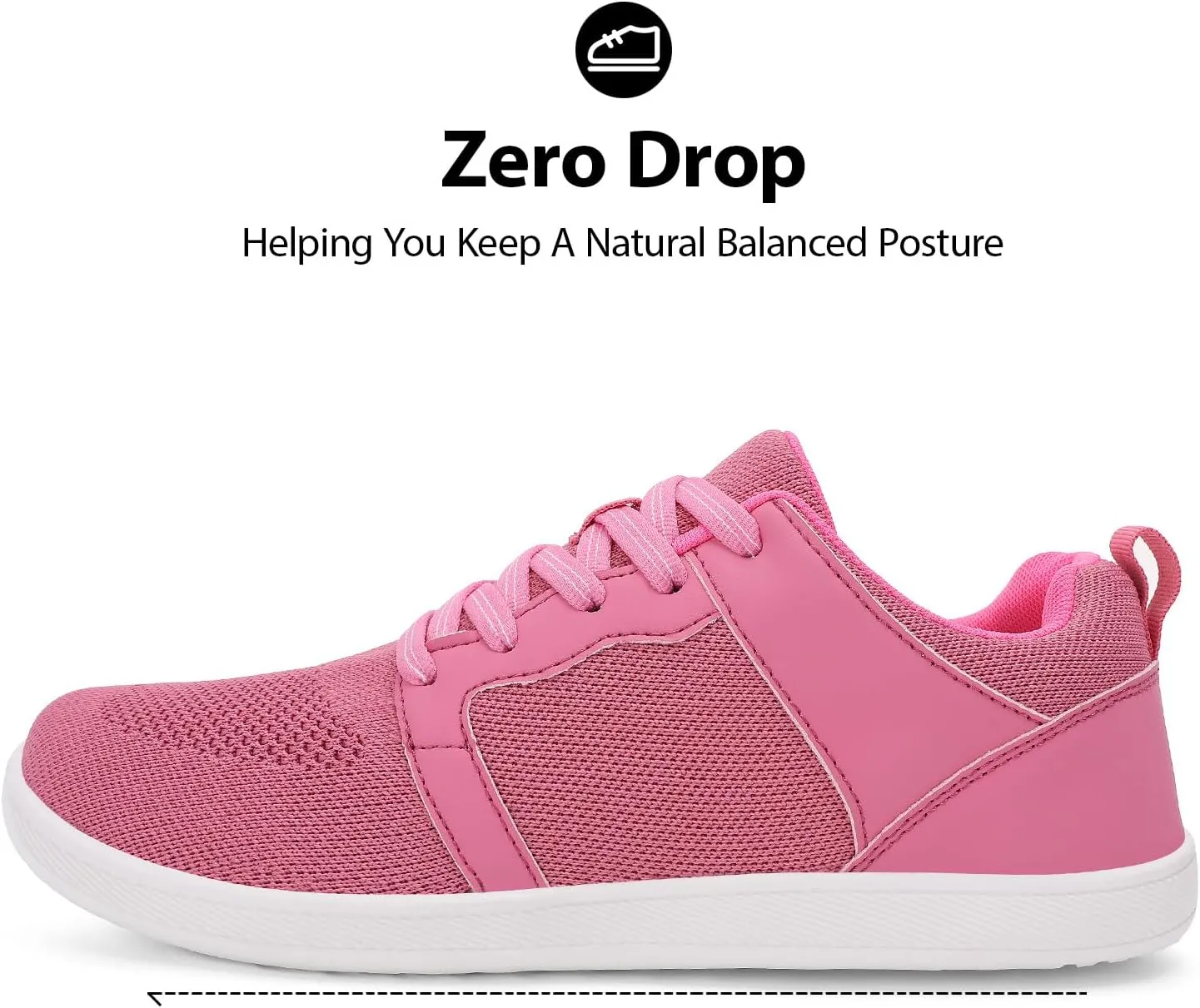 Womens Barefoot Shoes Wide Toe Walking Shoes Minimalist Zero Drop Shoes Breathable Trail Running Sneakers