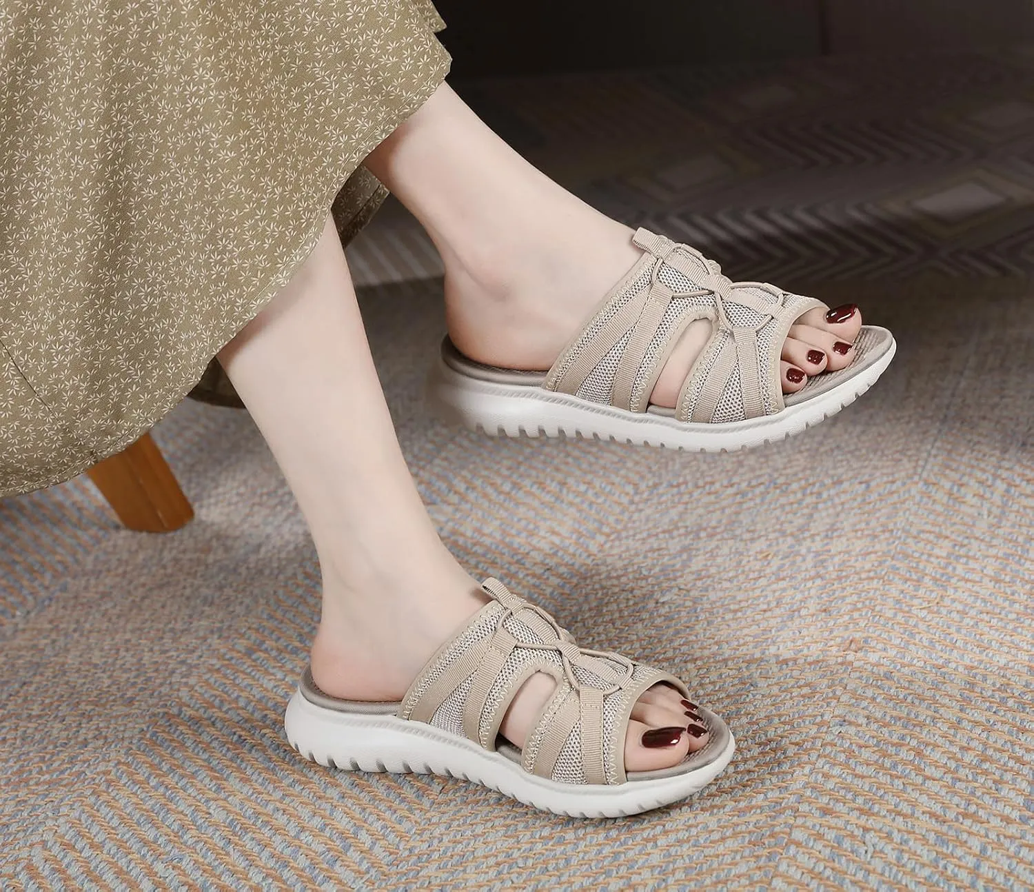 Womens Comfort Sport Walking Sandals LightWeight Outdoor Hiking Sandals Summer Fashion Beach Shoes Slippers