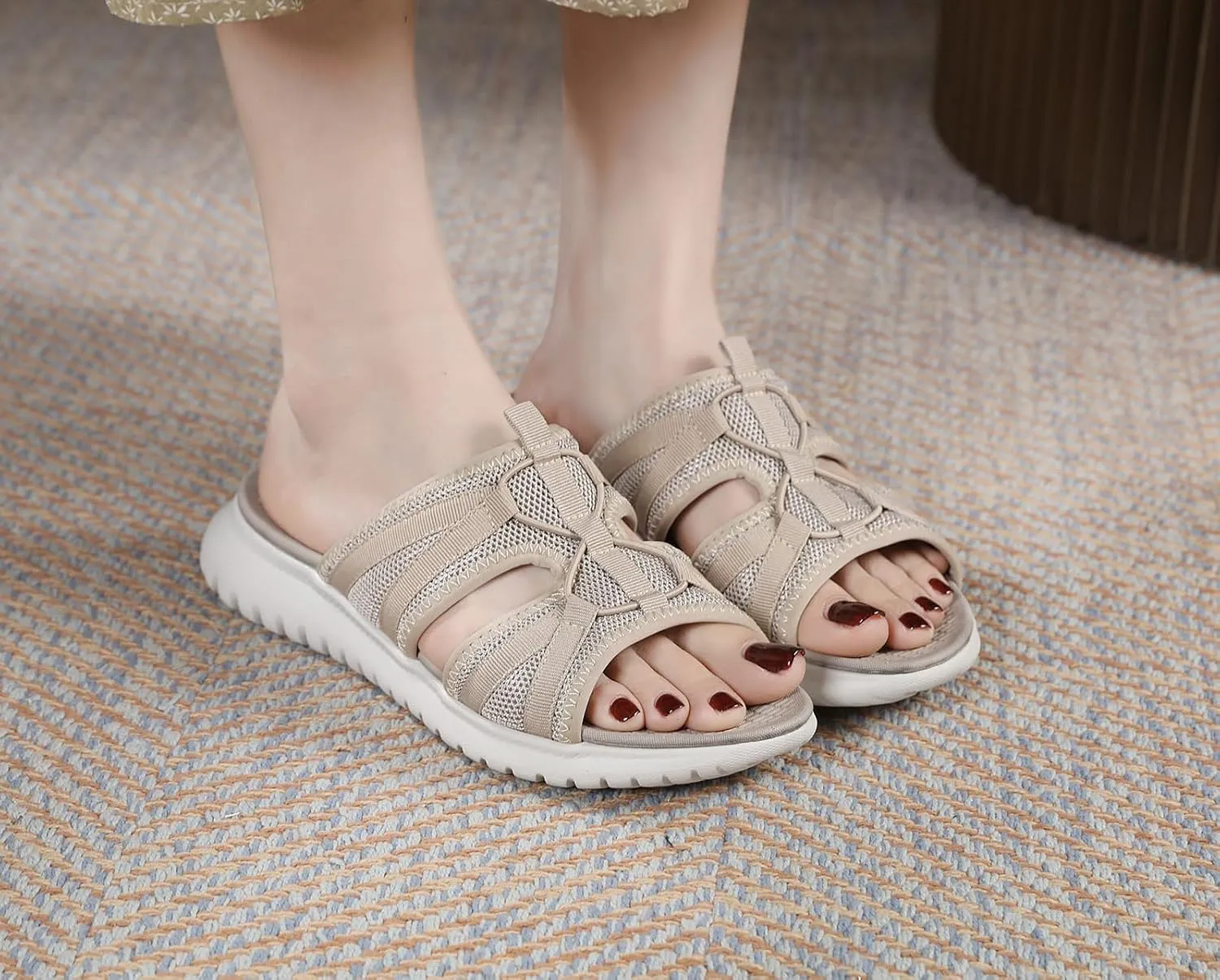 Womens Comfort Sport Walking Sandals LightWeight Outdoor Hiking Sandals Summer Fashion Beach Shoes Slippers