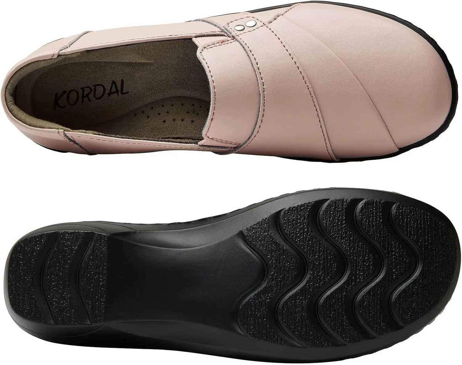 Women's Comfortable & Lightweight Leather Loafers Slip-Ons Stylish Business Casual Dress Shoes Work Office Everyday Walking Shoes for Women