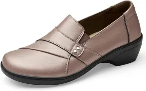 Women's Comfortable & Lightweight Leather Loafers Slip-Ons Stylish Business Casual Dress Shoes Work Office Everyday Walking Shoes for Women