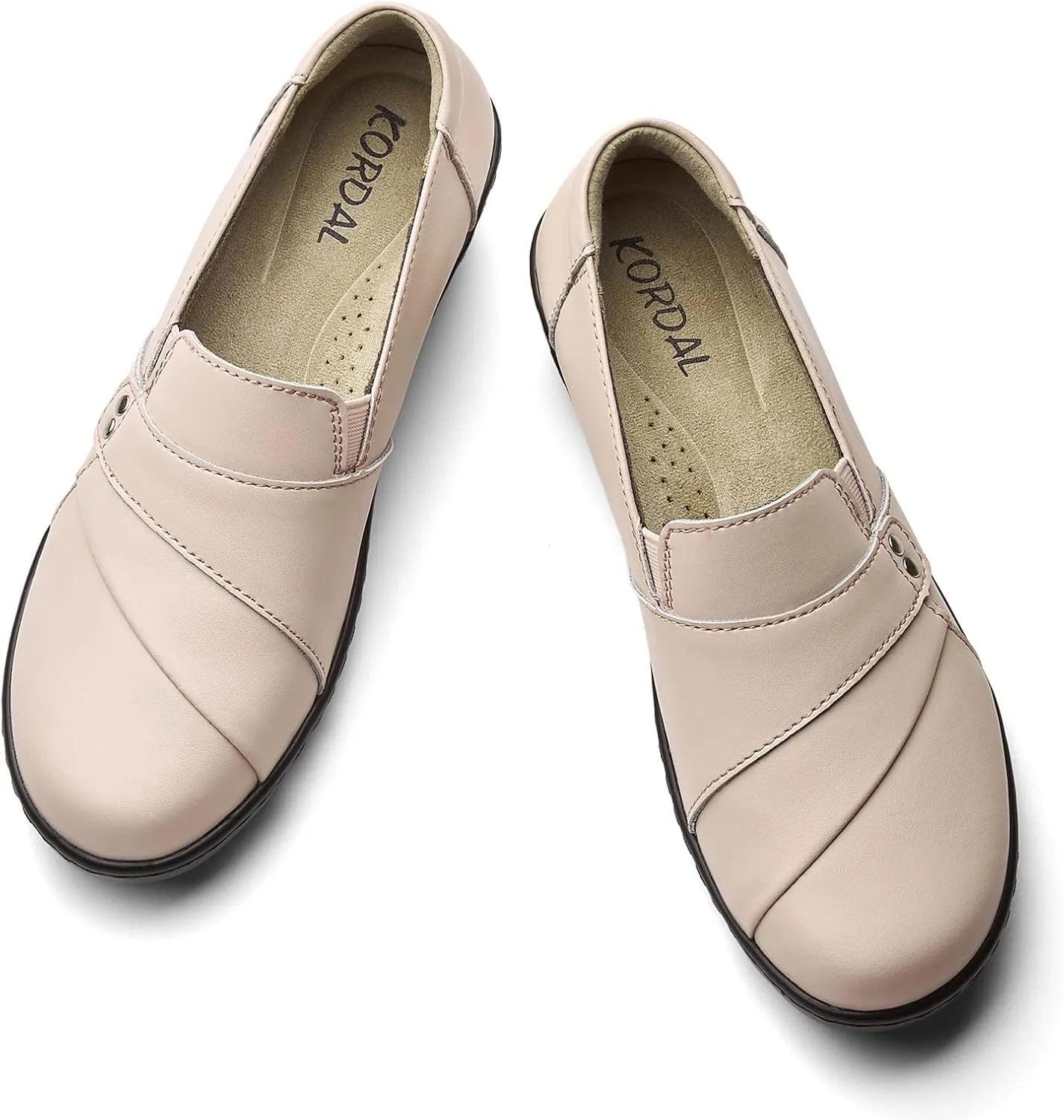 Women's Comfortable & Lightweight Leather Loafers Slip-Ons Stylish Business Casual Dress Shoes Work Office Everyday Walking Shoes for Women