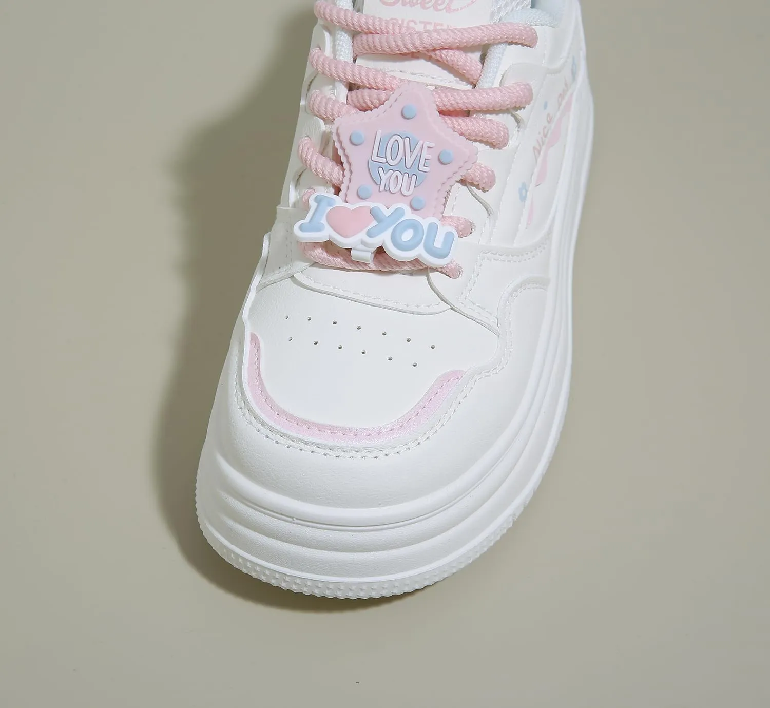 Women's Cute Platform Sneakers Y2K Lightweight Comfort Walking Casual Shoes Sport Work Campus