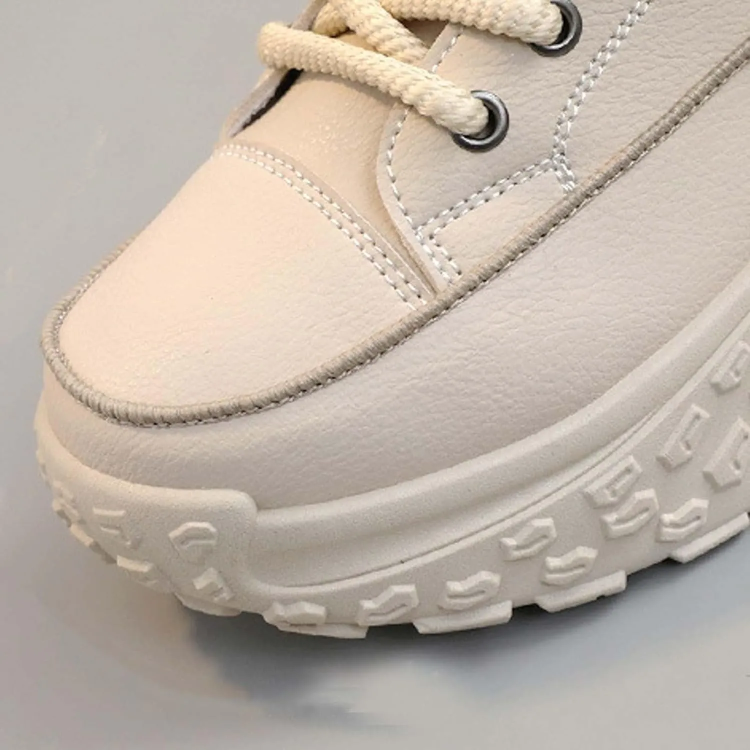Women's Fashion Sneakers Winter Canvas Platform Sneakers Casual Tennis Shoes Walking Running Shoes Lace Up High Top Sneakers