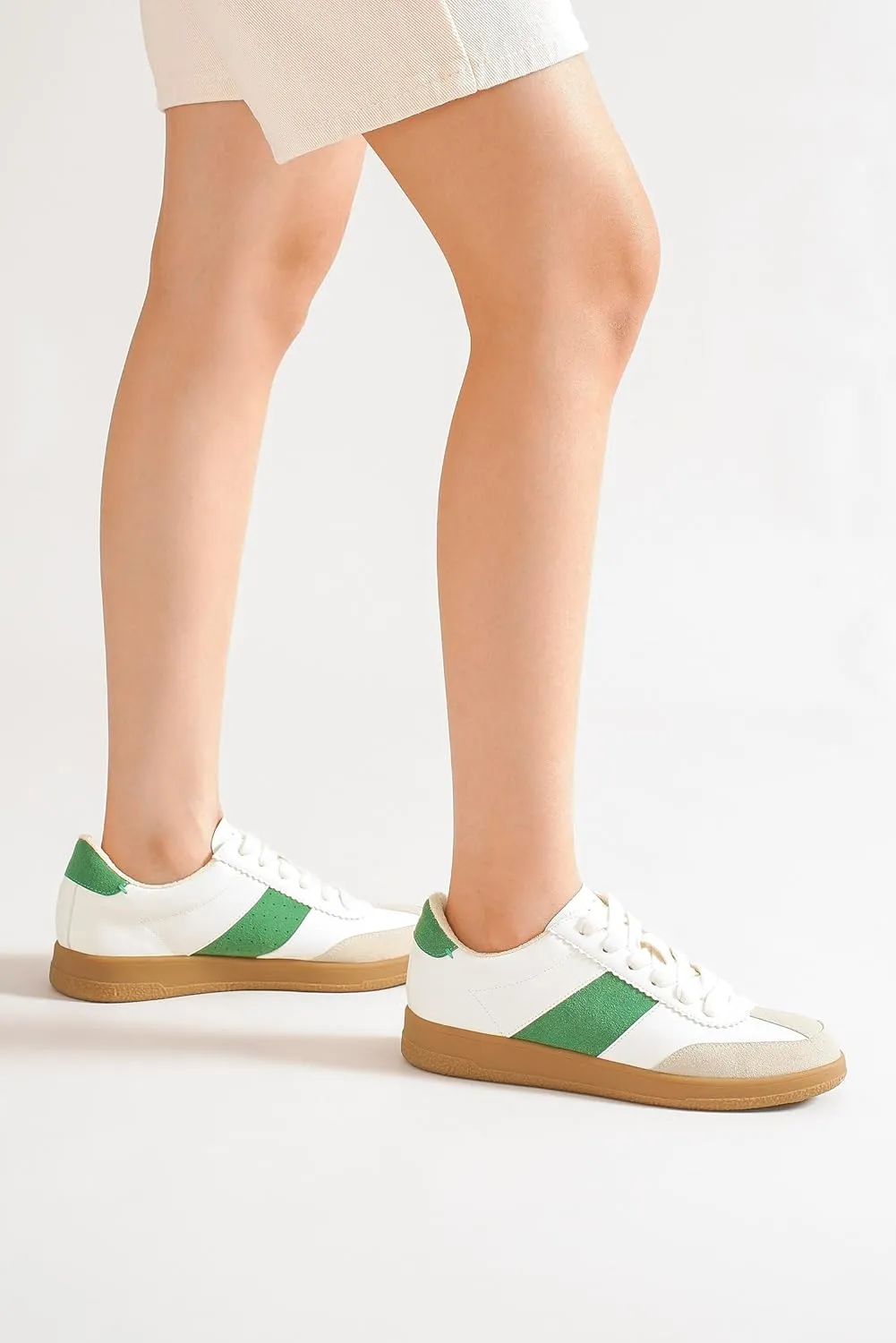 Womens Lace-Up Sneakers Casual Sneakers Comfortable Sneakers Fashion Shoes Casual Platform Ankle Boots
