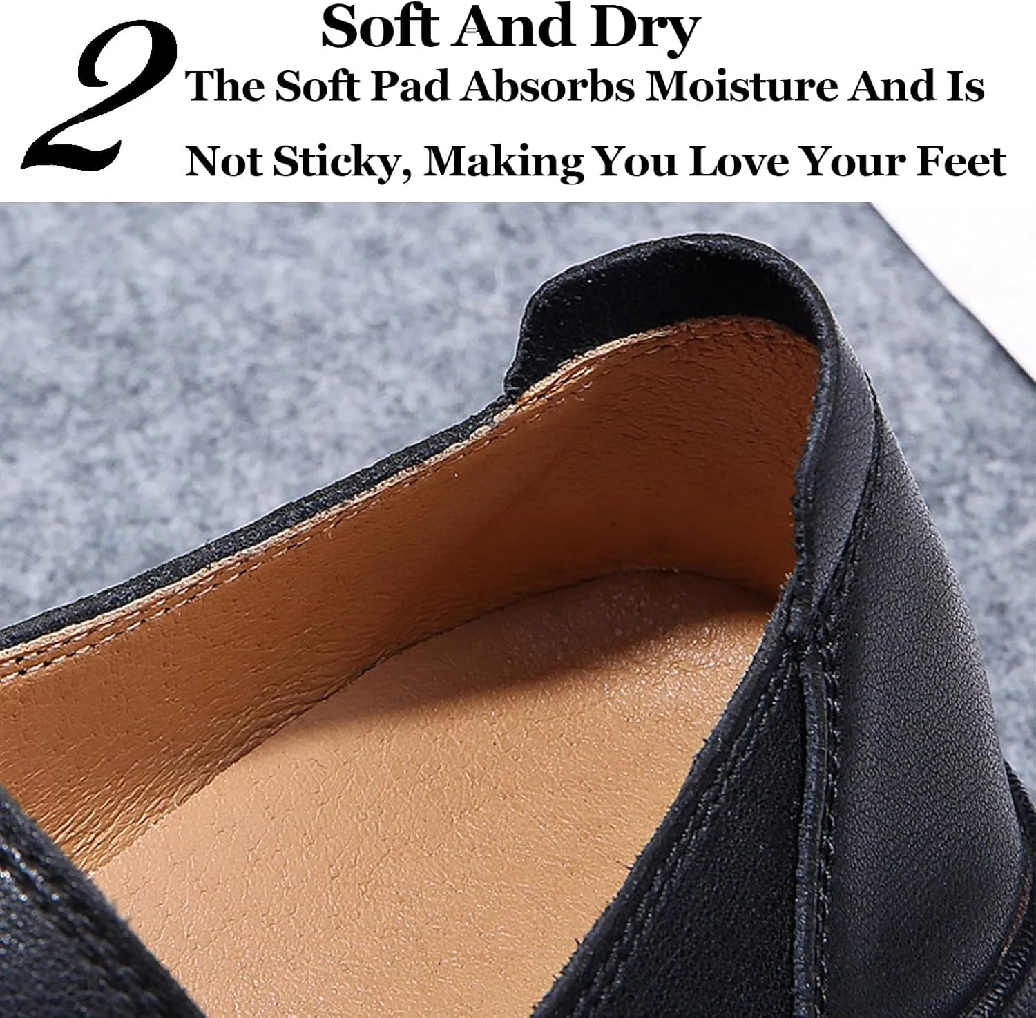 Women's Leather Platform Wedge Rocker Walking Shoes Wide Round Toe Slip-On Arch Support Lightweight Sneakers Comfortable Non-Slip Soft Bottom Fashion Mom Loafers