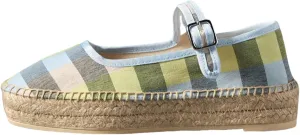 Women's Mary Jane Espadrilles Flats Platform Espadrilles Woven Outsole Shoes Canvas Flats