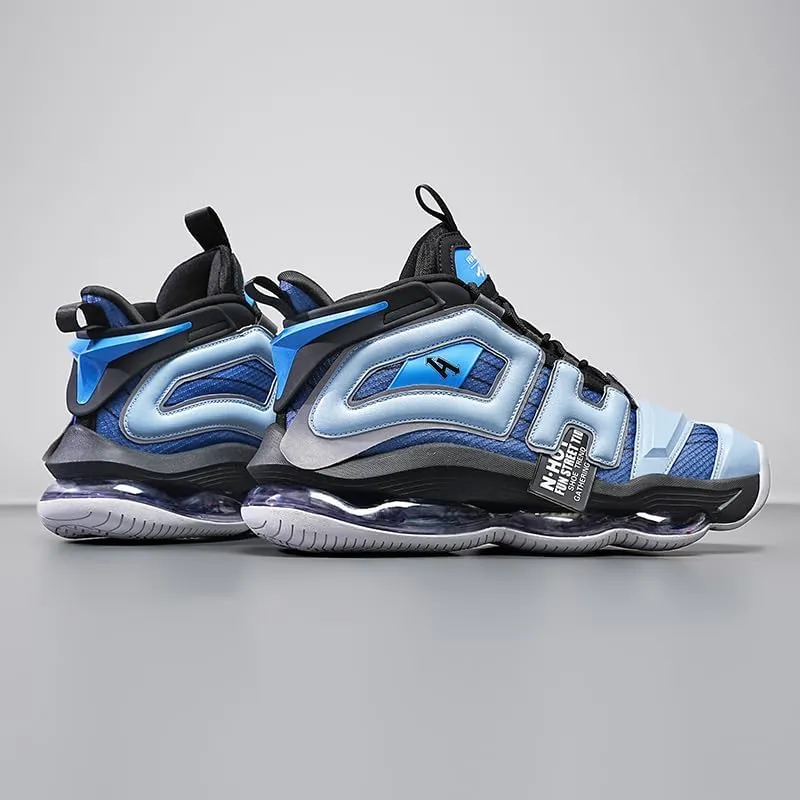 Womens Mens Basketball Shoes Air Cushion Running Height Increasing Breathable Mesh Leather Non SlipFashion Sneakers