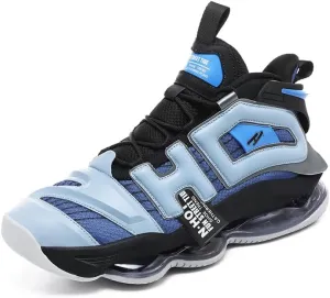Womens Mens Basketball Shoes Air Cushion Running Height Increasing Breathable Mesh Leather Non SlipFashion Sneakers