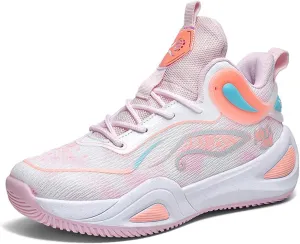 Womens Mens Basketball Shoes High Top Fashion Volleyball Sneakers Breathable Lace Up Non Slip Sport Outdoor Shoe for Unisex