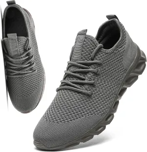 Womens Mens Running Shoes Tennis Sneakers Lightweight Gym Slip on Unisex Shoes Athletic Workout Walking Shoes