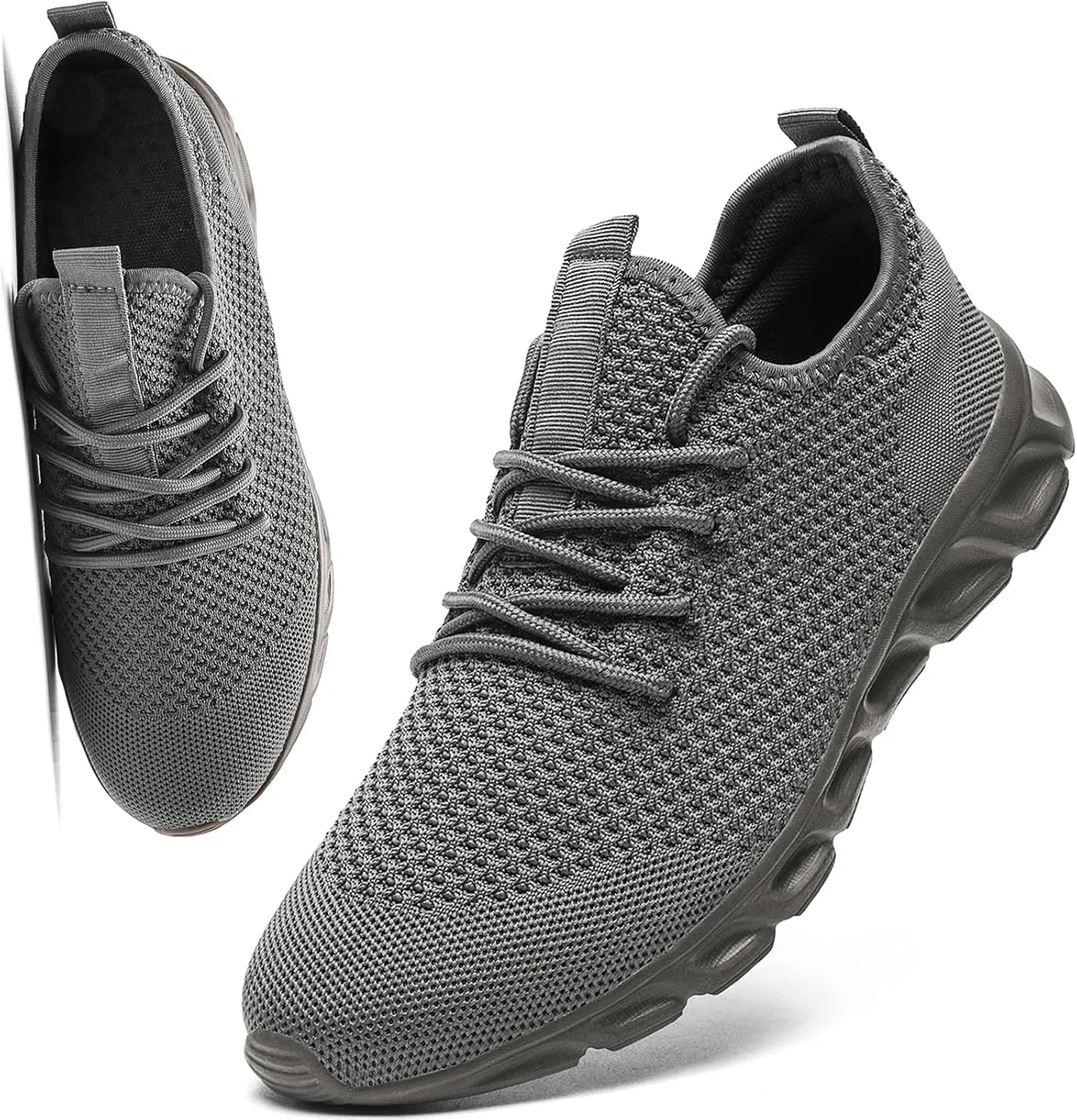 Womens Mens Running Shoes Tennis Sneakers Lightweight Gym Slip on Unisex Shoes Athletic Workout Walking Shoes