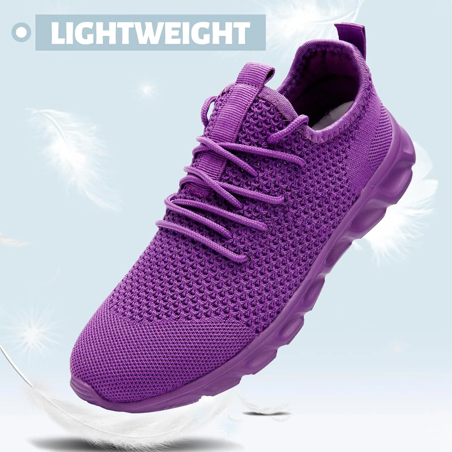 Womens Mens Running Shoes Tennis Sneakers Lightweight Gym Slip on Unisex Shoes Athletic Workout Walking Shoes