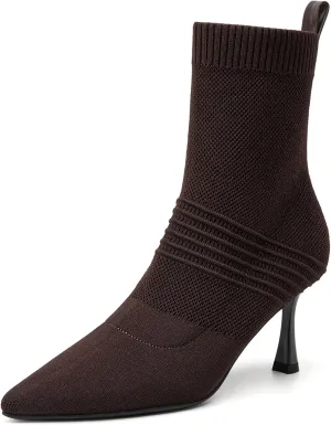 Women's Minimalist Pointed Toe Stiletto Ankle Boots