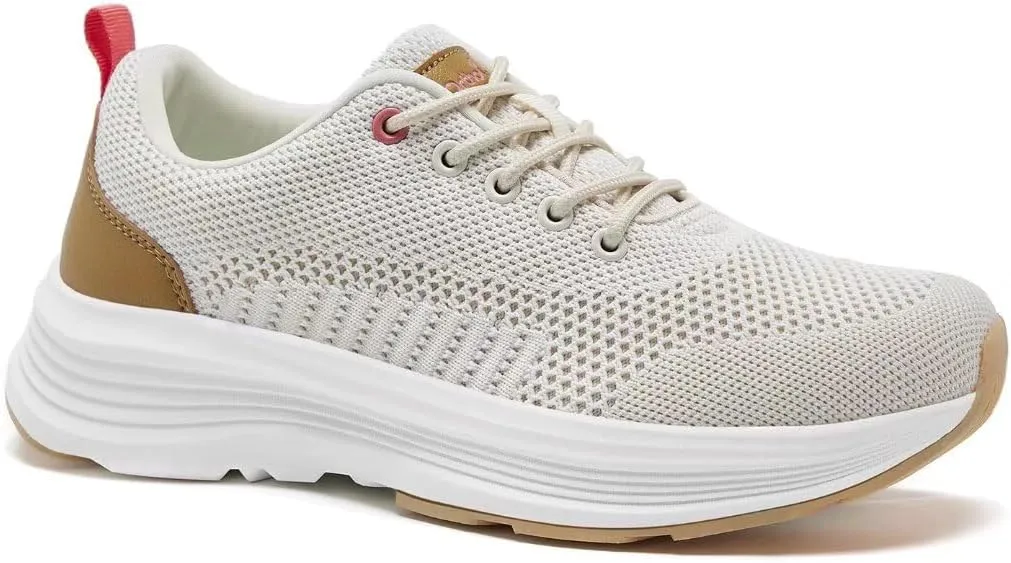 Women's Orthopedic Fashion Sneakers for Plantar Fasciitis: Flat Feet Supportive Cushioned Walking Shoes with Arch Support, Orthotic Soft Casual Sneakers for Ankle and Foot Pain Relief