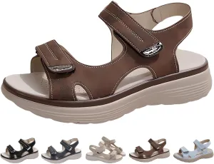 Women's Orthopedic Sport Sandals Shoes with Soft Cushion Foam Comfortable Walking Sandal Arch Support Wide Fit Dress Comfy Orthotic Recovery Athletic Travel Summer Sandal Dressy Back Strap