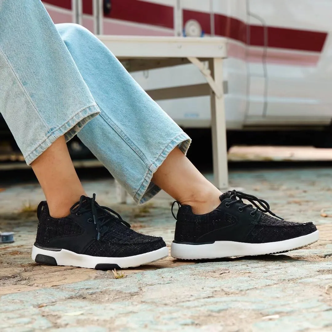 Women's Orthopedic Walking Shoes with Arch Support: Comfortable Adjustable Fashion Sneakers for Plantar Fasciitis, Casual Cushioned Orthotic Athletic Shoes for Foot and Ankle Pain