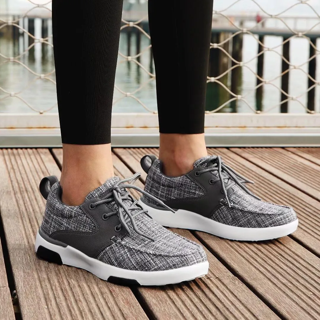 Women's Orthopedic Walking Shoes with Arch Support: Comfortable Adjustable Fashion Sneakers for Plantar Fasciitis, Casual Cushioned Orthotic Athletic Shoes for Foot and Ankle Pain
