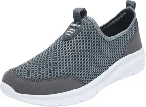 Womens Running Shoes Lightweight Tennis Shoes Non Slip Slip On Shoes Women Comfortable White Casual Shoes Wedge Sneakers Red Tennis Shoe Loafers Casual Slip On