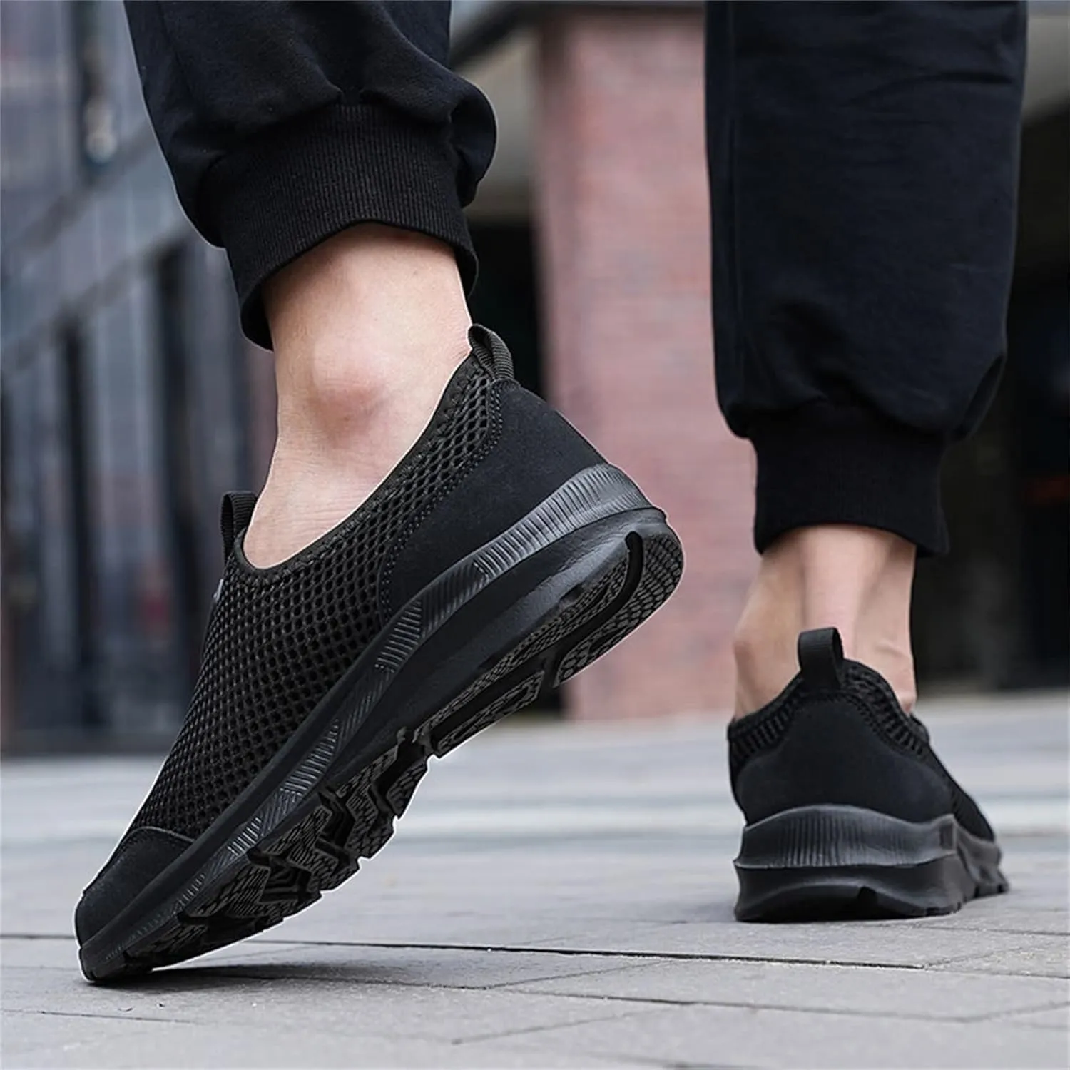 Womens Running Shoes Lightweight Tennis Shoes Non Slip Slip On Shoes Women Comfortable White Casual Shoes Wedge Sneakers Red Tennis Shoe Loafers Casual Slip On