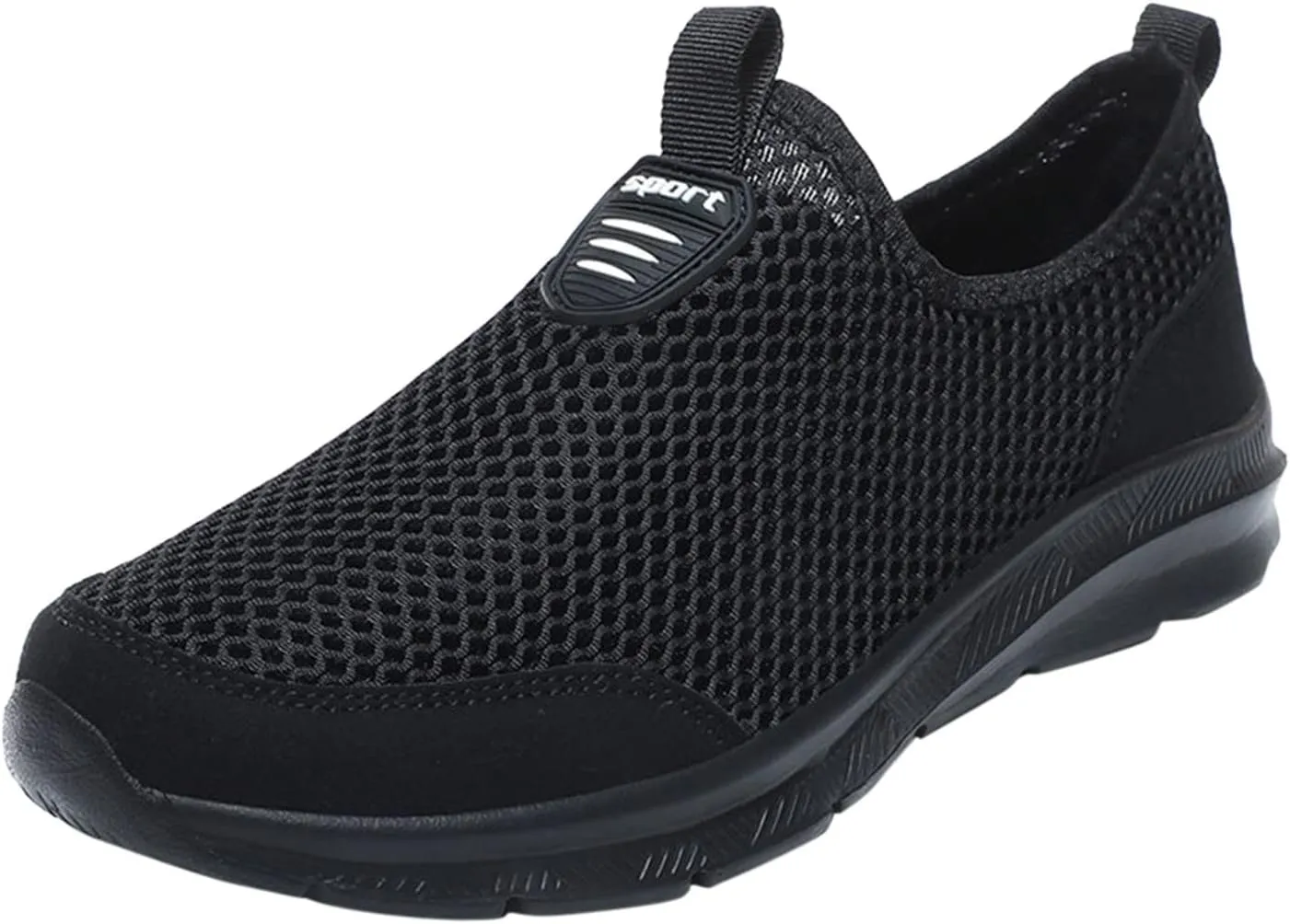 Womens Running Shoes Lightweight Tennis Shoes Non Slip Slip On Shoes Women Comfortable White Casual Shoes Wedge Sneakers Red Tennis Shoe Loafers Casual Slip On