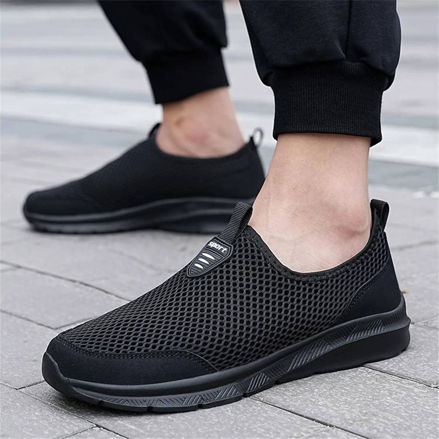 Womens Running Shoes Lightweight Tennis Shoes Non Slip Slip On Shoes Women Comfortable White Casual Shoes Wedge Sneakers Red Tennis Shoe Loafers Casual Slip On