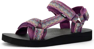 Women's Sandals Hiking Sport Sandals with Arch Support Yoga Mat Insole Comfortable Walking Water Sandals for Beach Travel Athletic