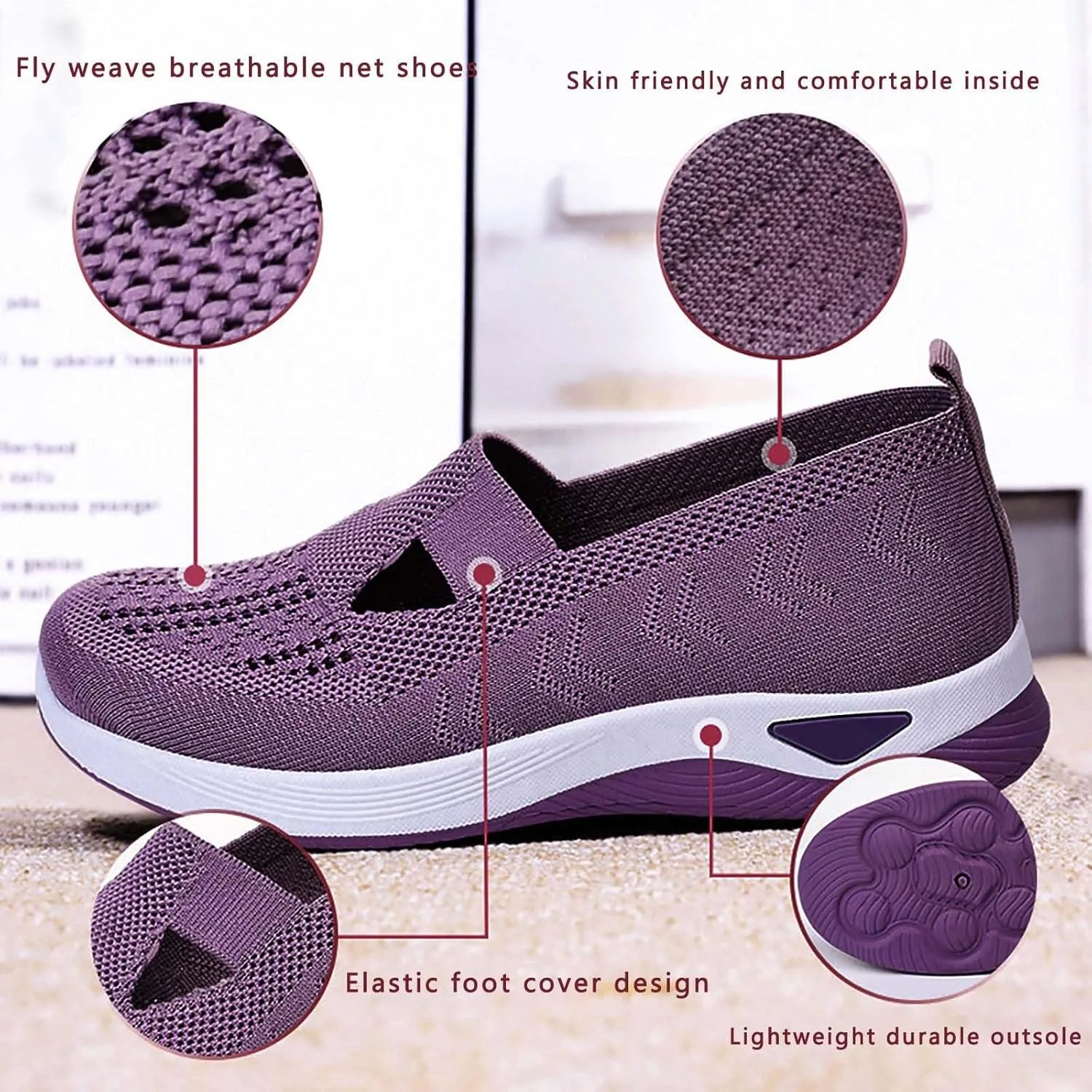 Women's Slip on Sneakers Shoes Woven Orthopedic Mens Tennis Shoes Food Service Casual Slip On Shoes Black Platform Sneaker Red Tennis Shoe Loafers Dress Shoe