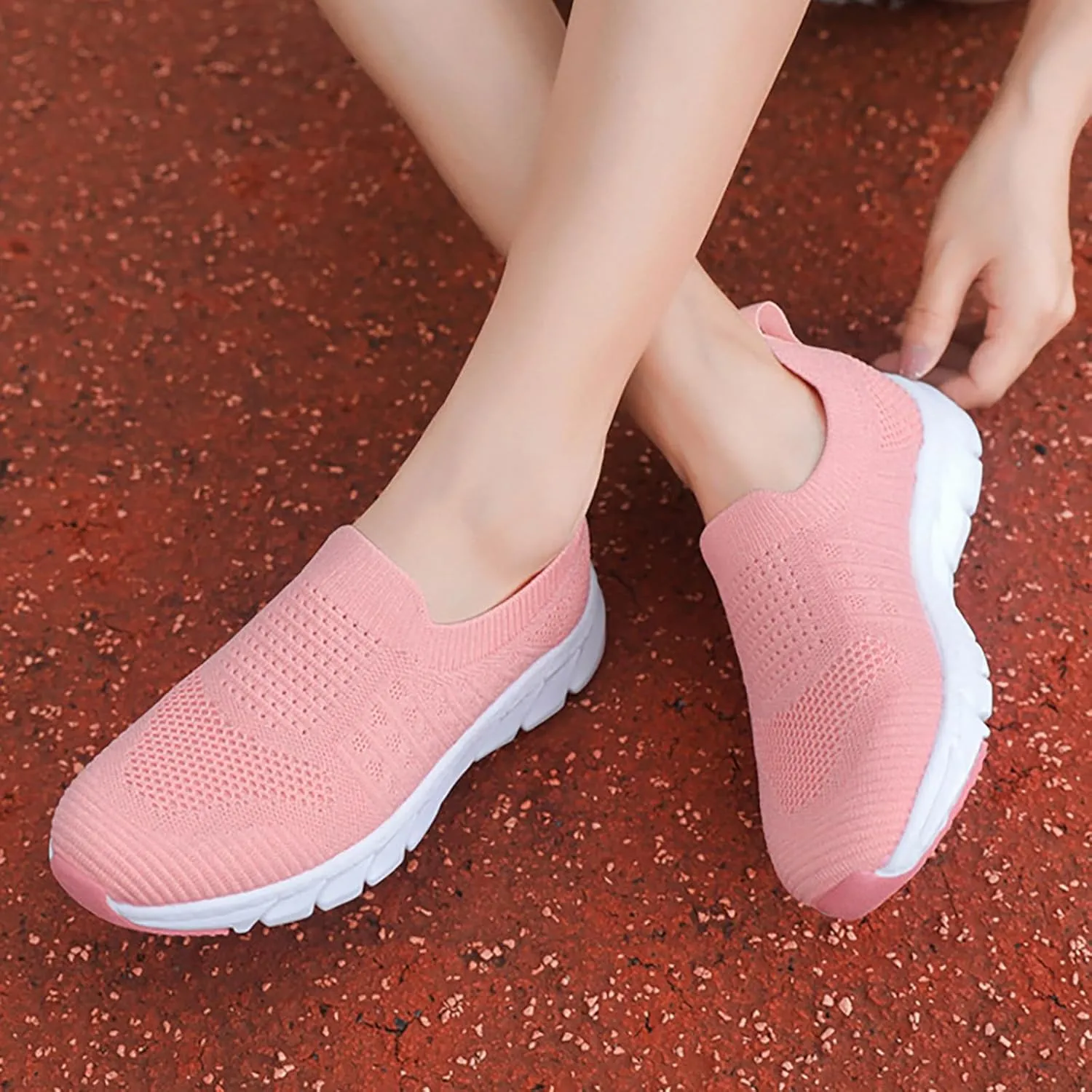 Womens Slip On Sneakers Women Walking Tennis Shoes Tennis Shoes Men Sports Casual Shoes Trendy White Platform Sneakers Slip On Tennis Shoe Trainers Shoe