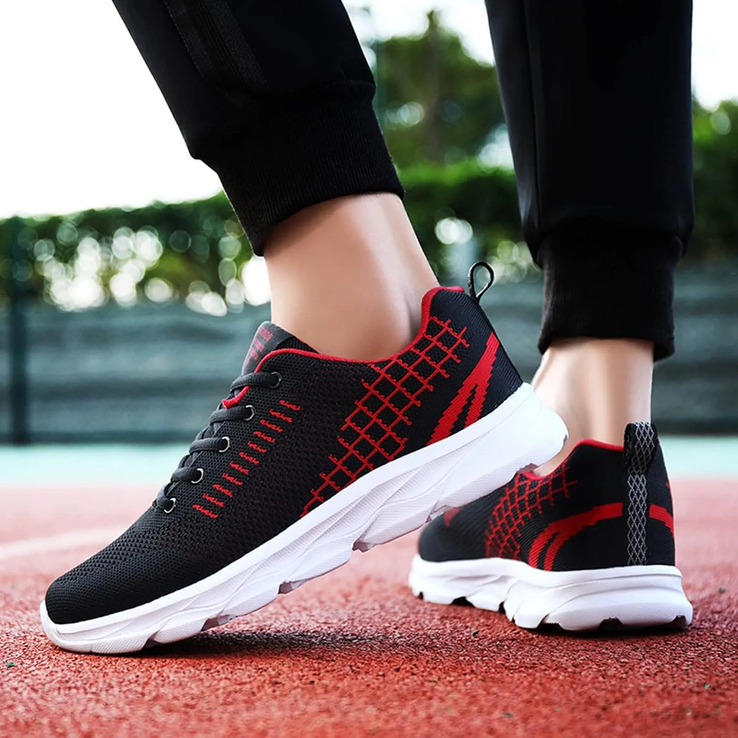 Womens Slip on Walking Shoes Comfort Lightweight Breathable Running Shoes for Women Wide Width Men Casual Dress Shoes Black Sneakers Tennis Shoe Cross Trainer Shoe