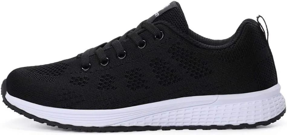 Womens Slip on Walking Shoes Comfort Lightweight Breathable Running Shoes for Women Wide Width Men Casual Dress Shoes Black Sneakers Tennis Shoe Cross Trainer Shoe