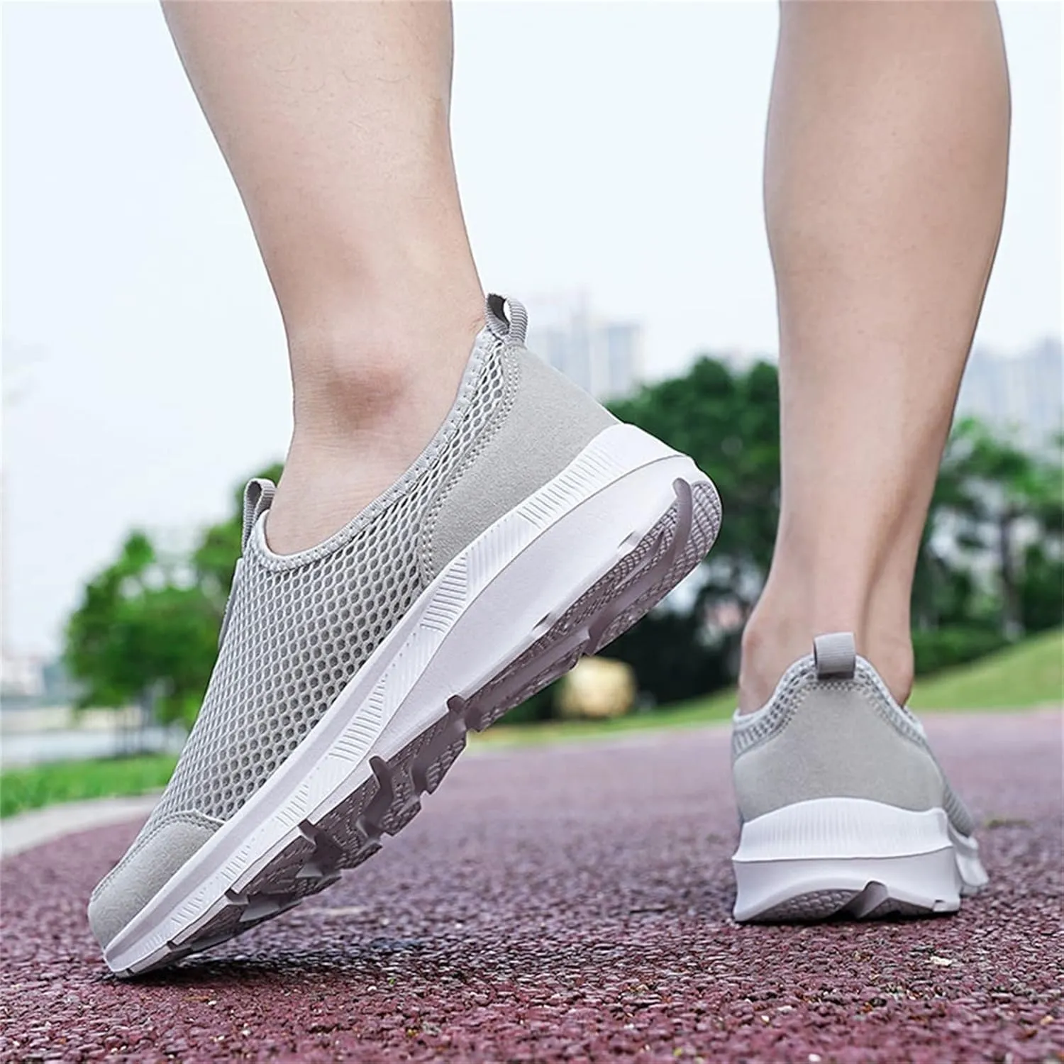Womens Slip on Walking Shoes Comfort Lightweight Mens Running Shoes Wide Width Casual Shoes for Fall Chunky Sneakers Black Tennis Shoe Loafers Shoe