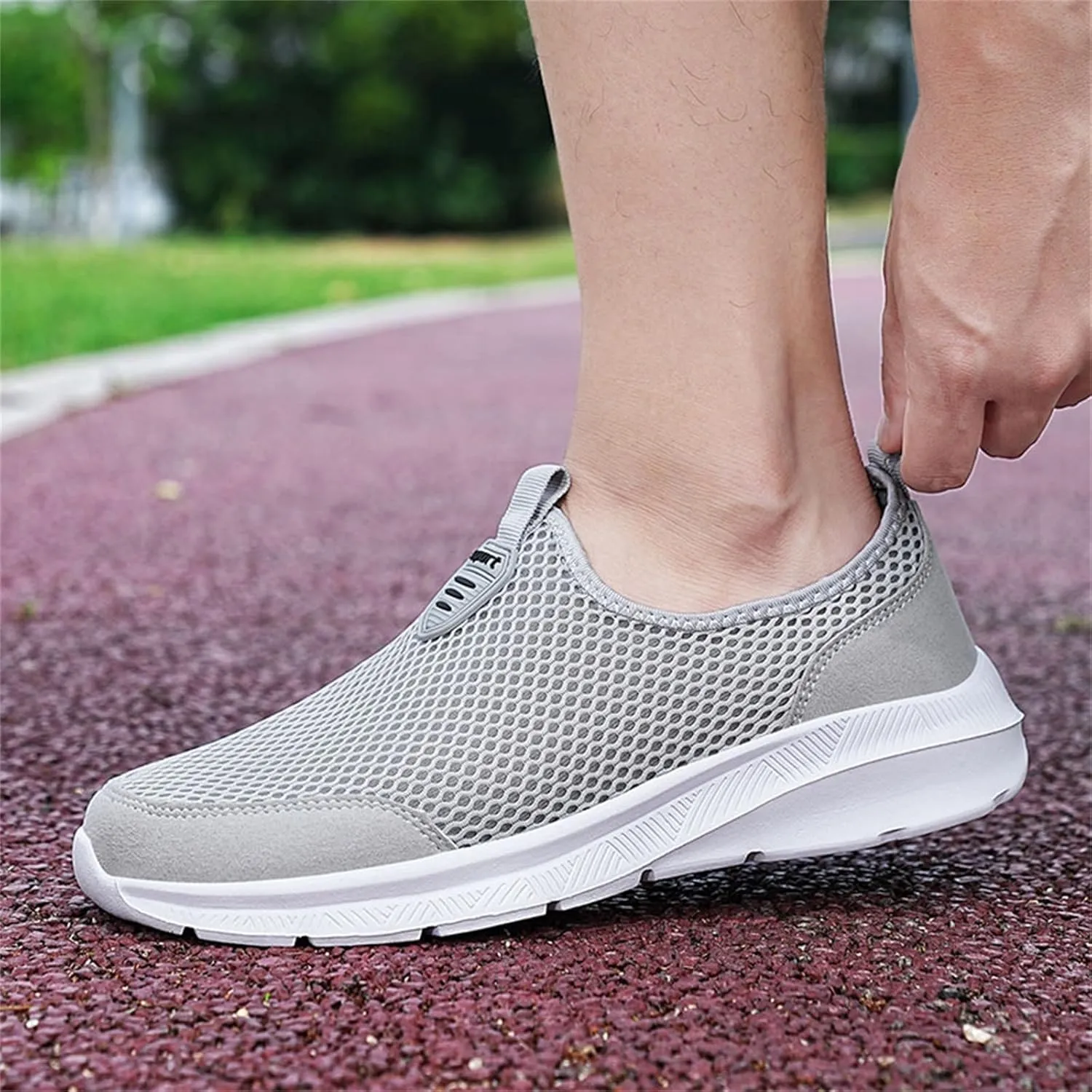 Womens Slip on Walking Shoes Comfort Lightweight Mens Running Shoes Wide Width Casual Shoes for Fall Chunky Sneakers Black Tennis Shoe Loafers Shoe