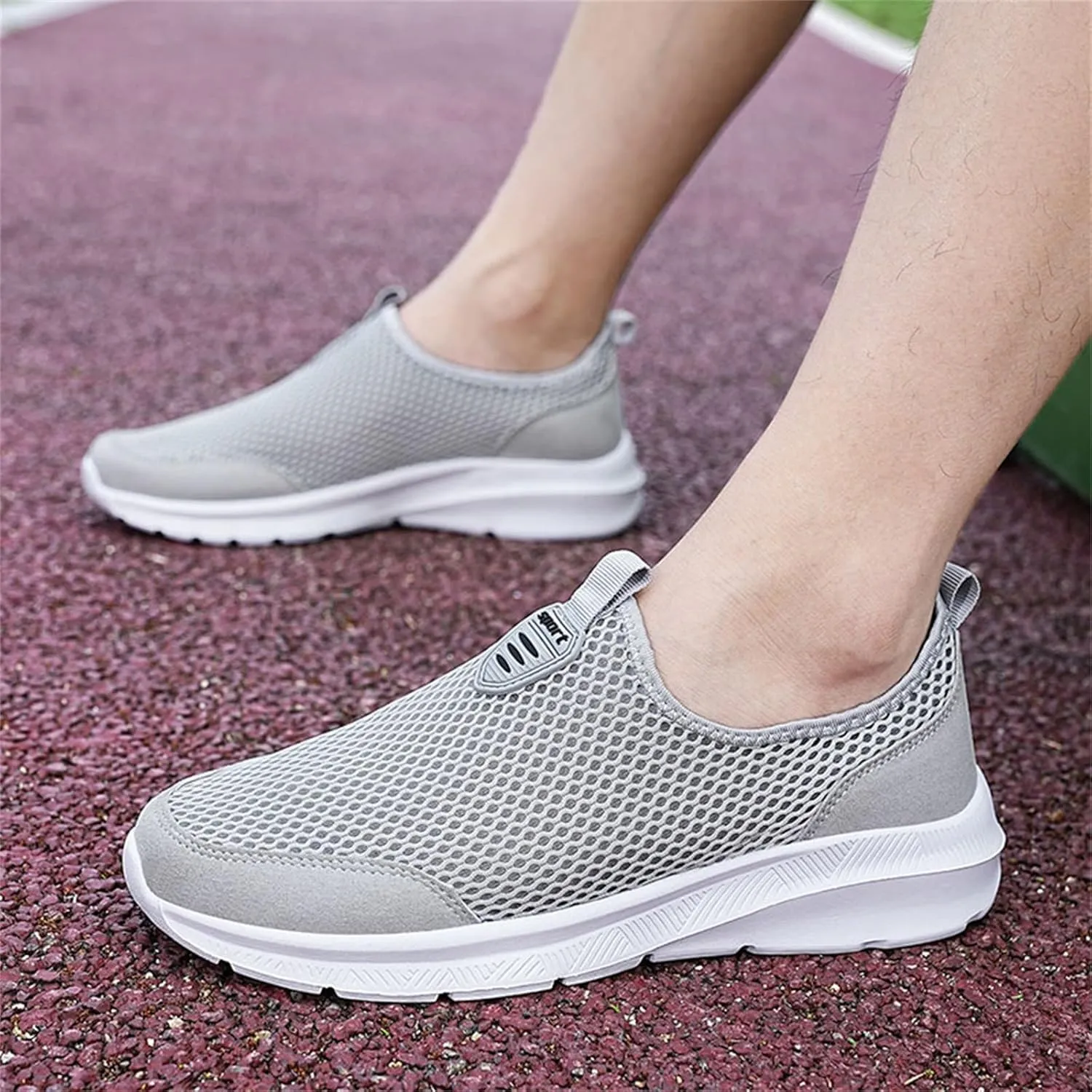 Womens Slip on Walking Shoes Comfort Lightweight Mens Running Shoes Wide Width Casual Shoes for Fall Chunky Sneakers Black Tennis Shoe Loafers Shoe