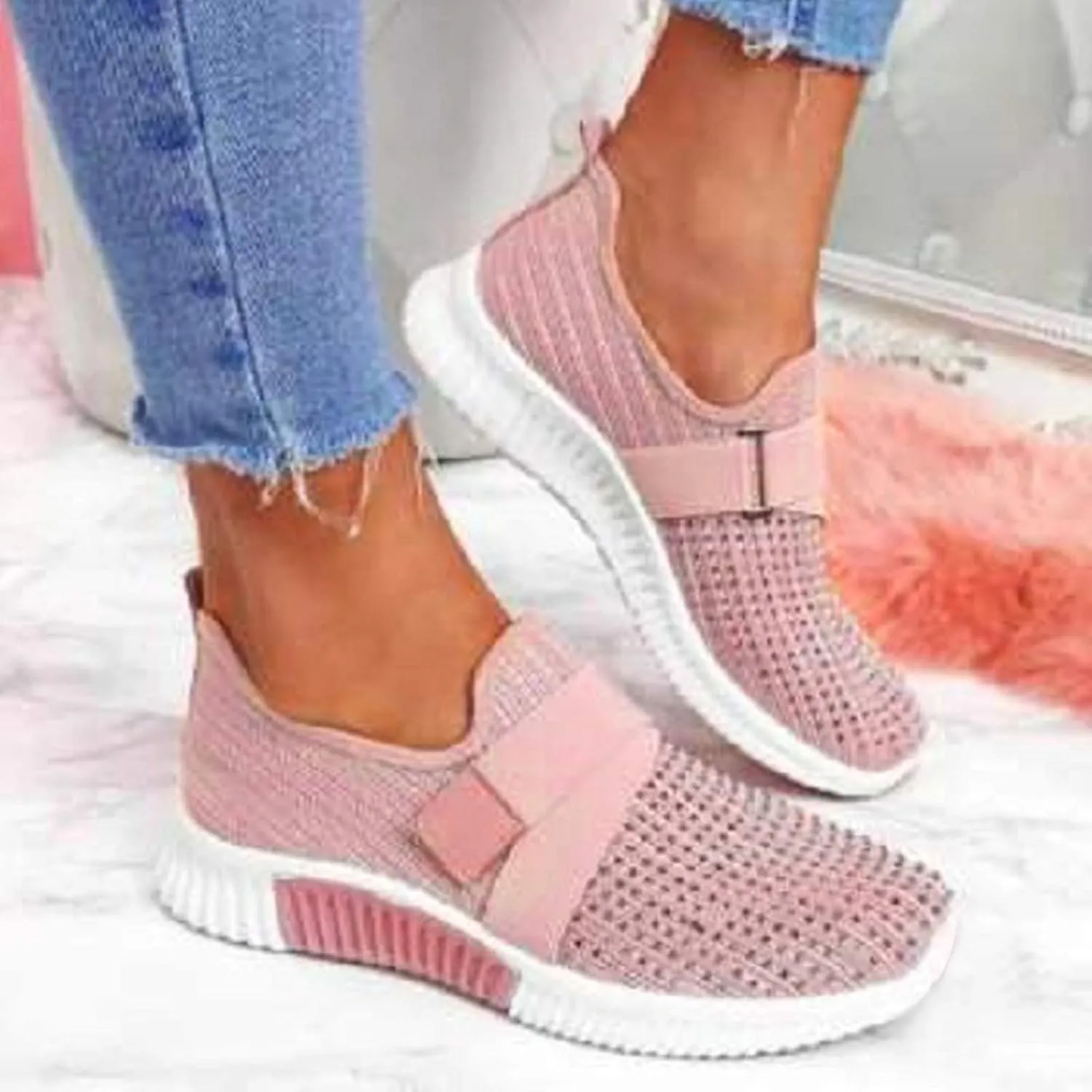 Womens Walking Shoes Sock Casual Ladies Fashion Sneakers Mens Dress Shoes Wide Feet Women Casual Shoes Women Shoes Sneakers Slip On Tennis Shoe Loafers Dress Shoe