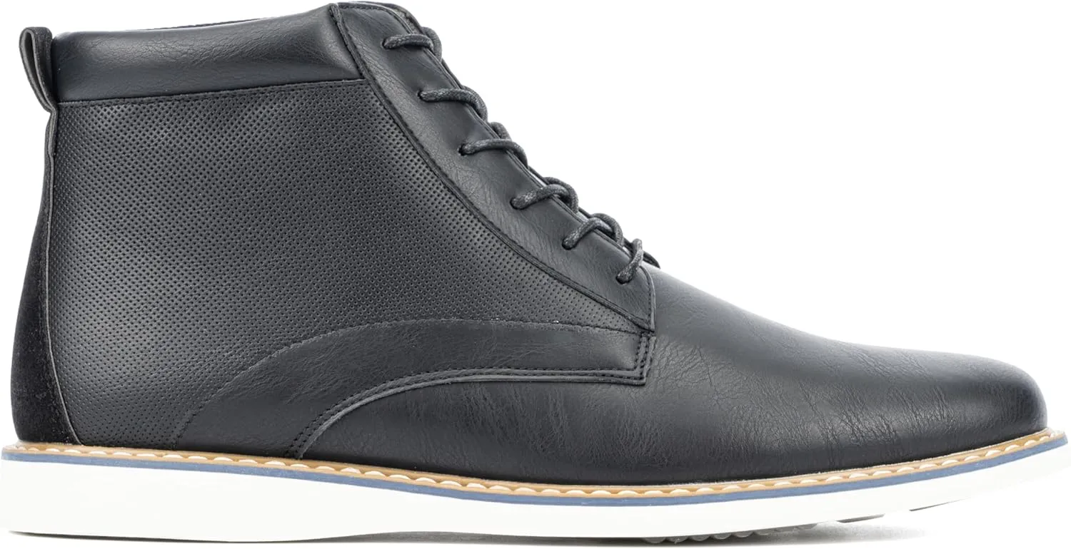 X RAY Mens Colton Casual, ROUND Boots, Cotton Canvas Lining, Flats Thermoplastic Rubber Outsole
