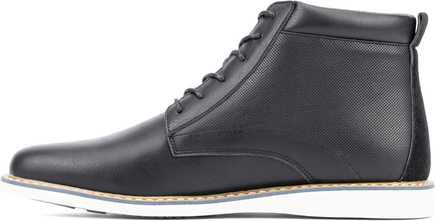 X RAY Mens Colton Casual, ROUND Boots, Cotton Canvas Lining, Flats Thermoplastic Rubber Outsole