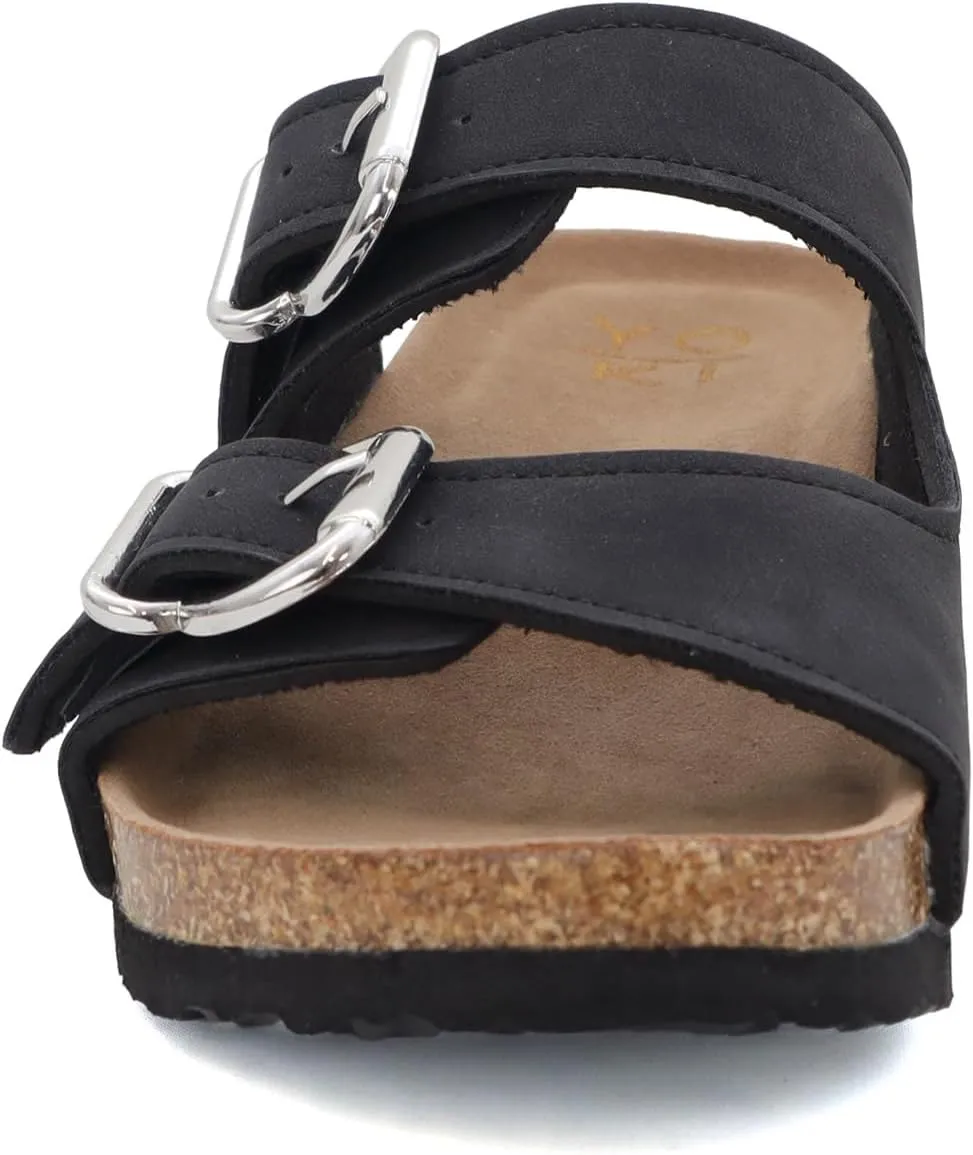 YOKI LORAYN-10 Women’s Platform Wedge Sandals, Summer Sandals