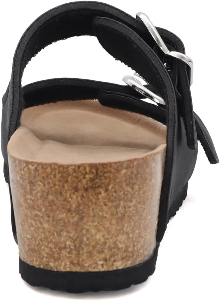 YOKI LORAYN-10 Women’s Platform Wedge Sandals, Summer Sandals