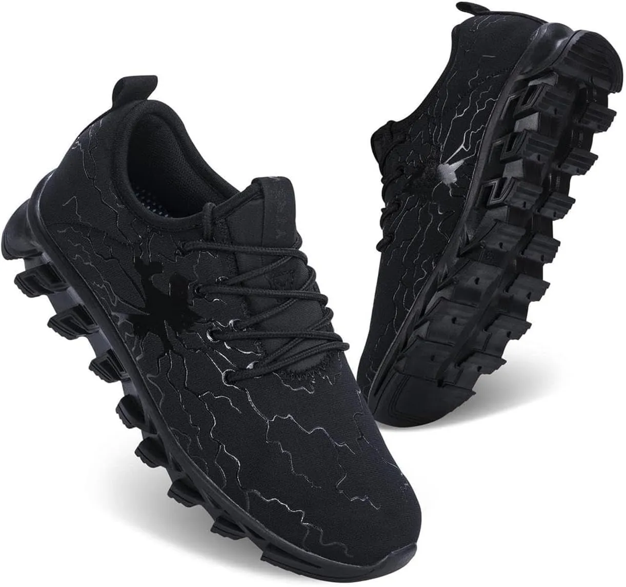 YTRXM Little/Big Boys Running Sneakers Lightweight Slip on Tennis Shoes