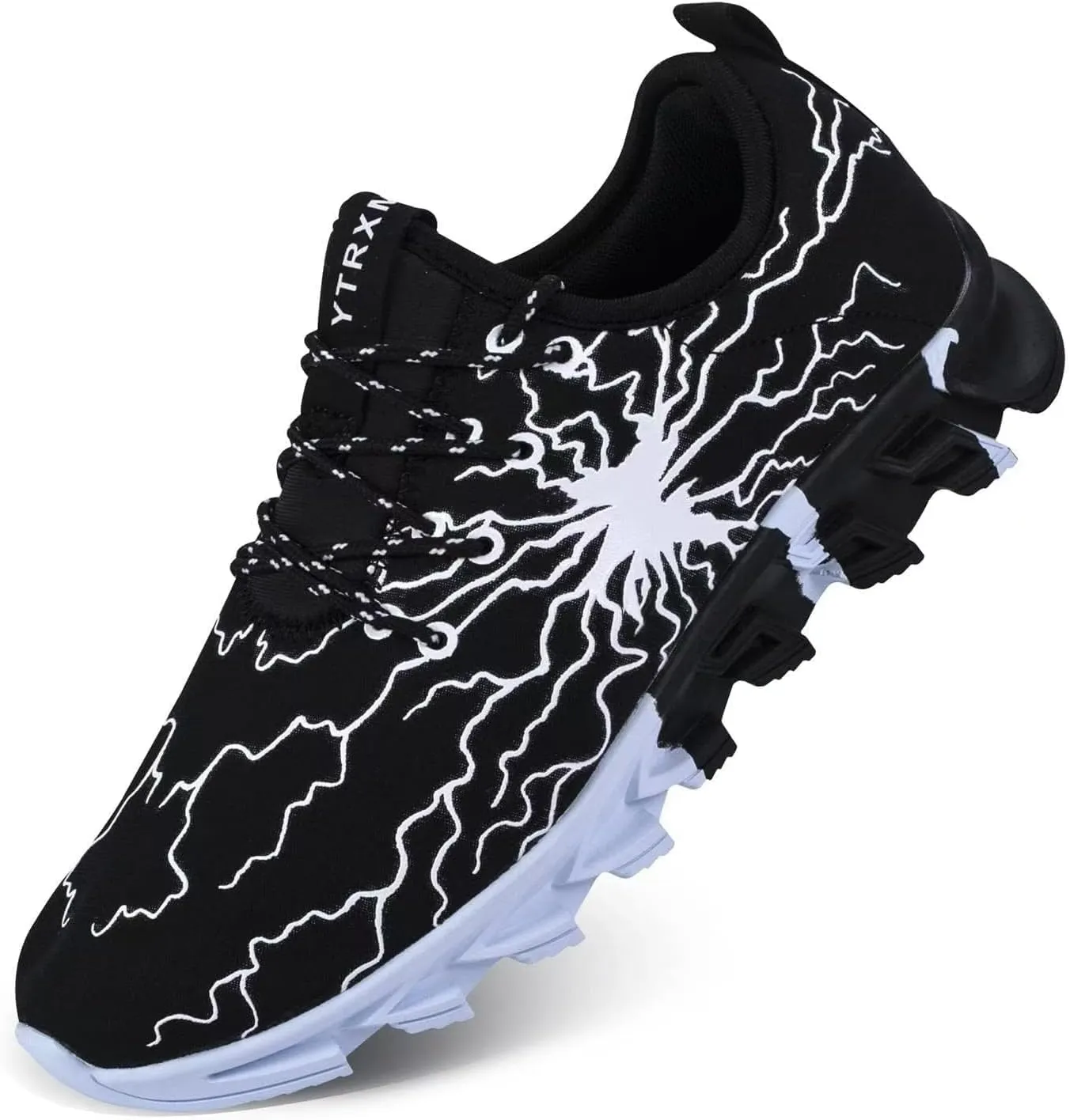 YTRXM Little/Big Boys Running Sneakers Lightweight Slip on Tennis Shoes