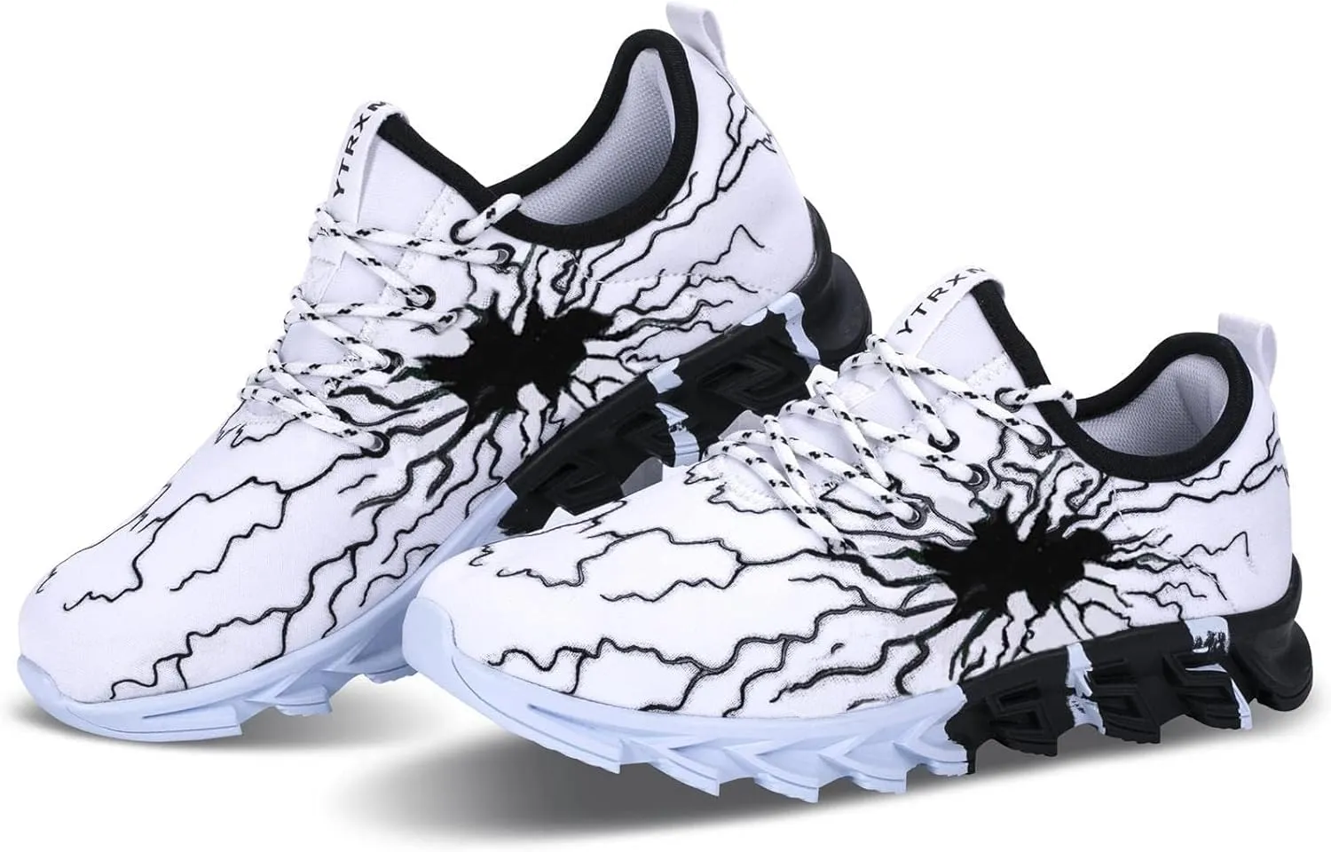 YTRXM Little/Big Boys Running Sneakers Lightweight Slip on Tennis Shoes