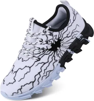 YTRXM Little/Big Boys Running Sneakers Lightweight Slip on Tennis Shoes
