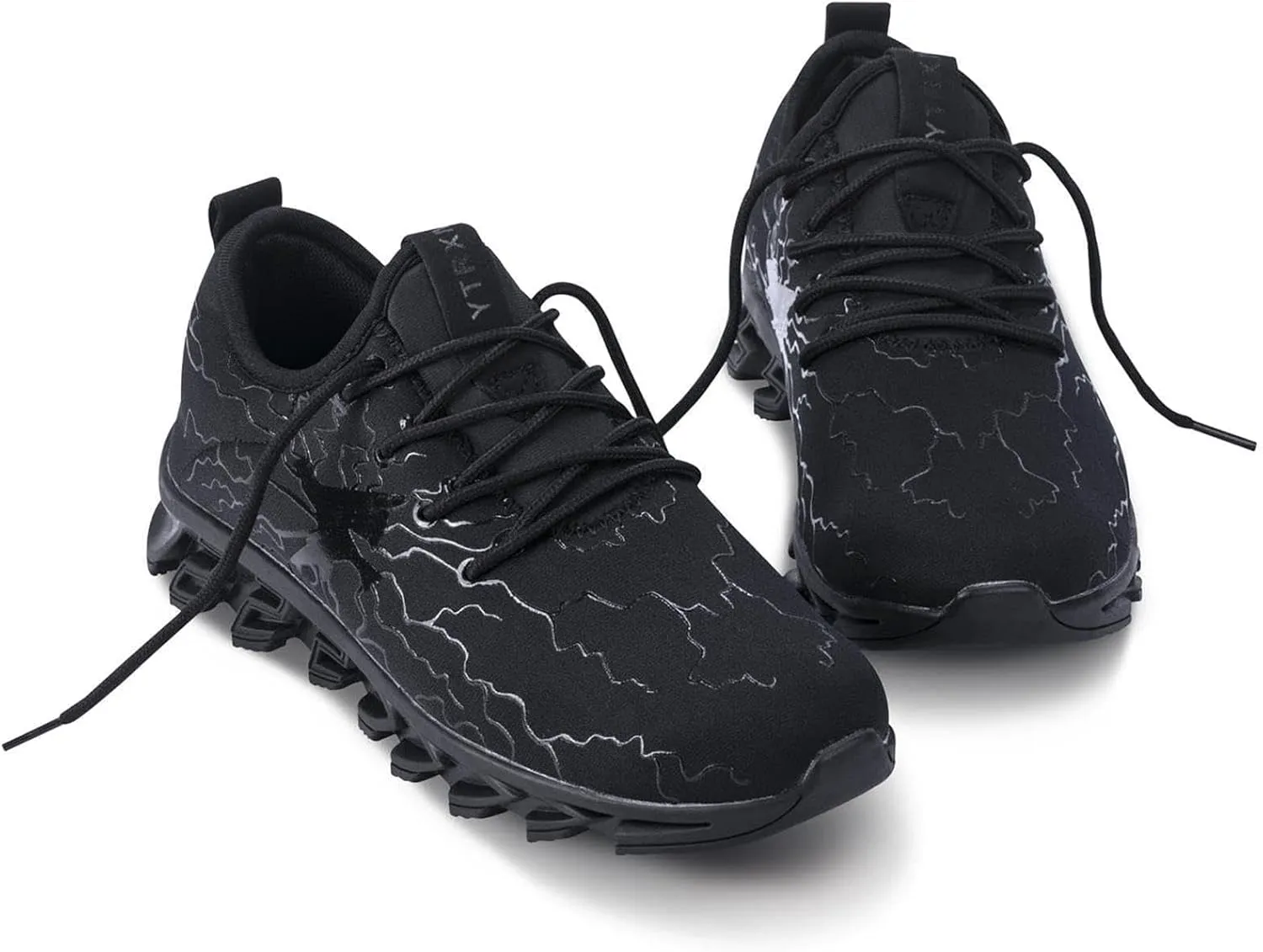YTRXM Little/Big Boys Running Sneakers Lightweight Slip on Tennis Shoes