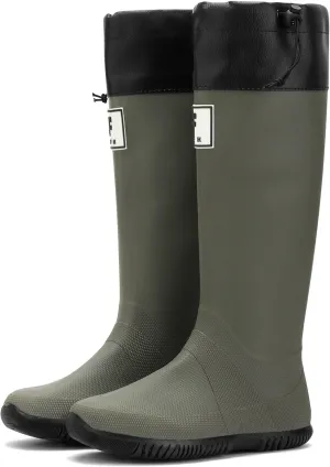 YUHITYGZGS Rain Boots Women, Waterproof Rubber Boots Men, Anti-Slip Lightweight Garden Shoes, High Knee Water Boots with Adjustable Buckle, Durable Fishing Boots Outdoor