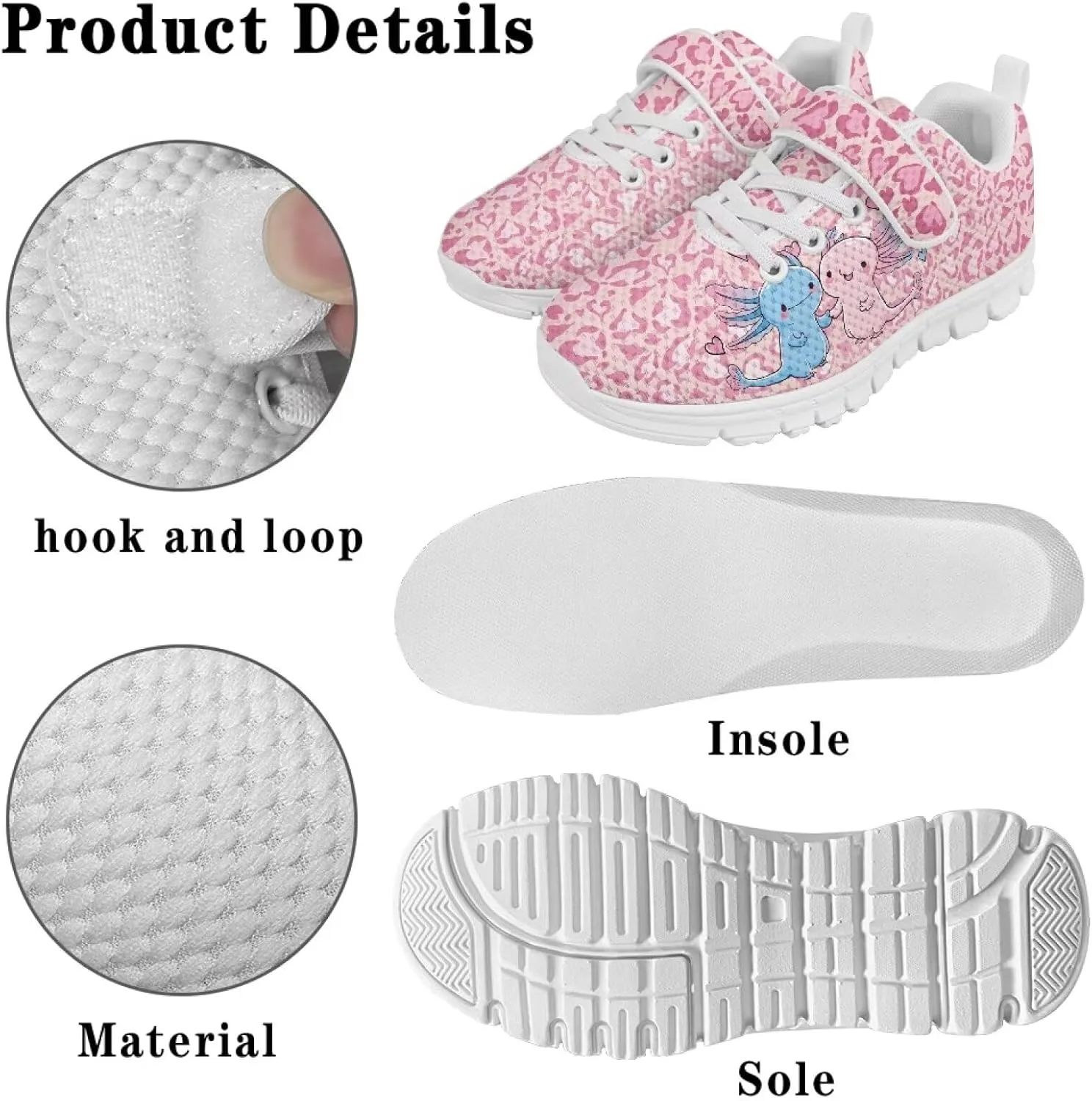 Yzaoxia Little/Big Kids Tennis Shoes Boys Girls Sneakers Sport Shoes