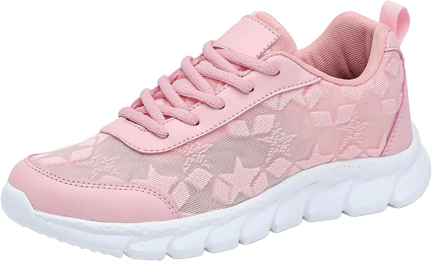 ZSpzx Summer Breathable Sneakers for Women Lace Up Casual Shoes Air Cushioned Orthopedic Non Slip Walking Tennis Sneaker Lightweight Mesh Comfy Plantar Fasciitis Footwear Daily Wear Wedge Shoe